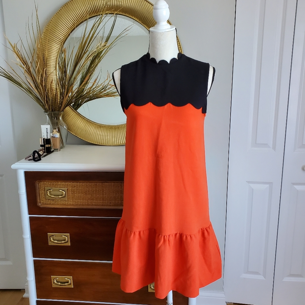 Victoria Beckham for target Coral scallop dress